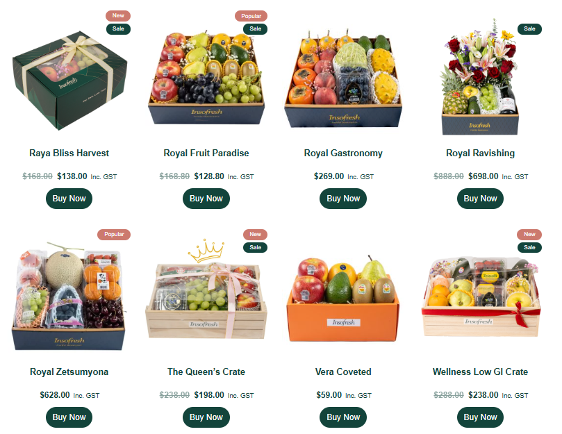 Health-focused Gift Basket in Singapore | Insofresh